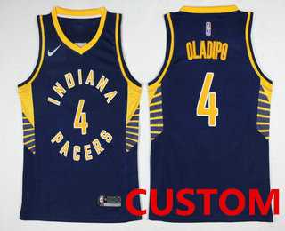 Men & Youth Customized Indiana Pacers New Navy Blue 2017-2018 Nike Swingman Stitched Jersey->customized nba jersey->Custom Jersey